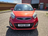 Used Kia Picanto 84 HP (61 kW) 2012 Red Hatchback