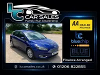Used Ford Focus Titanium 125 HP (91 kW) 2015 Blue Hatchback