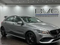 Used Mercedes A180 AMG line 109 HP (80 kW) 2018 Grey Hatchback