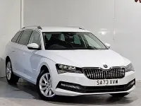 Used Skoda Superb SE Technology 150 HP (110 kW) 2023 White Estate