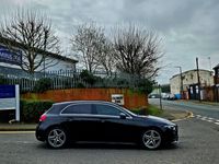 Usado Mercedes A200 AMG line 2019 Negro Utilitario