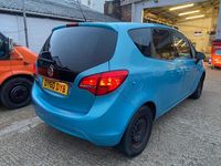 Used Vauxhall Meriva S 2010 Blue MPV