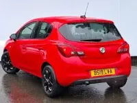 Used Vauxhall Corsa 90 HP (66 kW) 2019 Red Hatchback