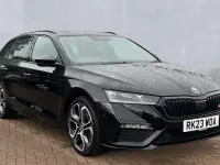 Used Skoda Octavia vRS 200 HP (147 kW) 2023 Black magic pearl effect Estate