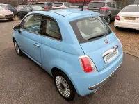 Used Fiat 500 Lounge 69 HP (50 kW) 2013 Blue Hatchback