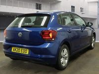 Used VW Polo SE 80 HP (58 kW) 2020 Blue Hatchback
