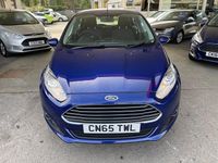 Used Ford Fiesta Zetec 2015 Blue Hatchback