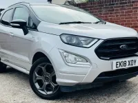 Used Ford Ecosport ST-Line 125 HP (91 kW) 2018 Silver SUV