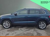 Used Skoda Karoq SE L 150 HP (110 kW) 2019 Lava blue metallic SUV