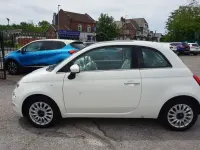 Used Fiat 500 Lounge 69 HP (50 kW) 2016 White Hatchback