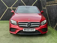 Used Mercedes E220 AMG Line Premium Plus 194 HP (142 kW) 2018 Red Sedan