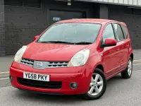 Used Nissan Note Acenta 2008 Red Hatchback