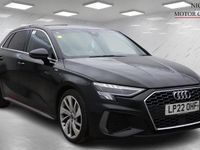 Used Audi A3 Sportback S-Line 2022 Black Hatchback