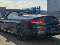 Used Mercedes C220 AMG line 2017 Black Cabriolet