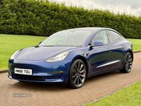 Used Tesla Model 3 Performance 461 kW (627 HP) 2019 Blue Sedan