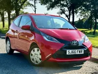 Used Toyota Aygo X-play 69 HP (50 kW) 2017 Red Hatchback