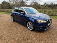 Used Audi A1 Sportback S-Line 105 HP (77 kW) 2014 Blue Hatchback