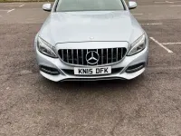 Begagnad Mercedes C200 184 HK (135 kW) 2015 Silver Sedan