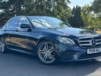 Used Mercedes E220 AMG line 194 HP (142 kW) 2018 Green Sedan
