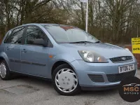Second-hand Ford Fiesta Style 79 CP (58 kW) 2006 Albastru Hatchback