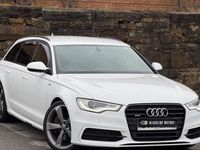Begagnad Audi A6 Black Edition 313 HK (230 kW) 2014 Vit Kombi