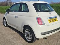 Used Fiat 500 Lounge 2013 White Hatchback