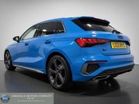 Used Audi A3 Sportback S-Line 150 HP (110 kW) 2021 Blue Hatchback