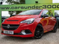 Used Vauxhall Corsa 205 HP (150 kW) 2016 Red Hatchback