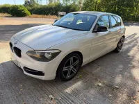 Used BMW 116 Sport Line 136 HP (100 kW) 2012 White Hatchback