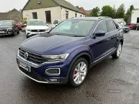 Used VW T-Roc SEL 150 HP (110 kW) 2019 Blue SUV