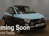 Used Fiat 500 Lounge 85 HP (62 kW) 2011 Black Cabriolet