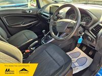 Used Ford Ecosport Zetec 100 HP (73 kW) 2019 Blue SUV
