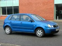 Used VW Polo 75 HP (55 kW) 2004 Blue Hatchback