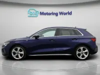 Used Audi A3 S-Line 148 HP (108 kW) 2023 Blue Sedan