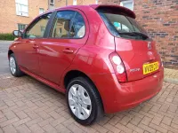 Used Nissan Micra Acenta 88 HP (64 kW) 2009 Red Hatchback