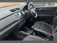 Used Skoda Fabia Colour Edition 95 HP (69 kW) 2021 Race blue black magic pearlescent Hatchback