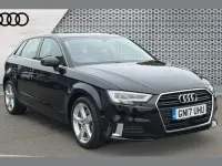 Used Audi A3 Sport 190 HP (139 kW) 2017 Brilliant black Hatchback
