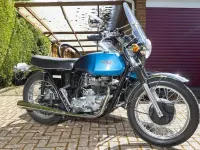 Used Triumph TR6 1972 Blue Cabriolet