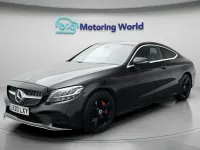 Usado Mercedes C200 AMG line 184 HP (135 kW) 2020 Preto Coupé