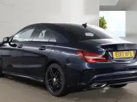 Used Mercedes CLA220 AMG line 177 HP (130 kW) 2017 Blue Sedan