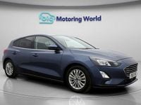 Used Ford Focus Titanium 2021 Blue Hatchback