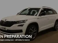 Used Skoda Kodiaq SportLine 150 HP (110 kW) 2021 White SUV