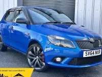 Used Skoda Fabia vRS 2014 Blue Hatchback