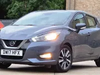 Used Nissan Micra Acenta 71 HP (52 kW) 2017 Grey Hatchback