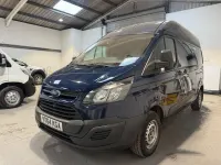 Used Ford Transit Custom 100 HP (73 kW) 2014 Blue Van