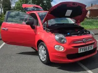 Käytetty Fiat 500 Pop 69 HP (50 kW) 2016 Vaaleanpunainen Viistoperä
