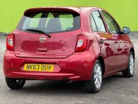 Used Nissan Micra Acenta 2013 Red Hatchback