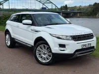 Used Land Rover Range Rover evoque Prestige 190 HP (139 kW) 2011 White Coupe