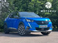 Used Peugeot e-2008 Premium 50 kW (68 HP) 2021 Blue SUV