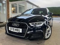 Used Audi A3 Sportback S-Line 116 HP (85 kW) 2019 Black Hatchback